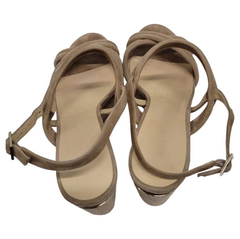 JIMMY CHOO Wedges SZ 40.5 - Picture 14 of 16